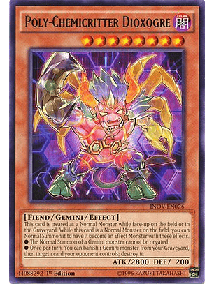 Poly-Chemicritter Dioxogre - INOV-EN026 - Rare