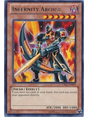 Infernity Archer - CBLZ-EN094 - Rare 