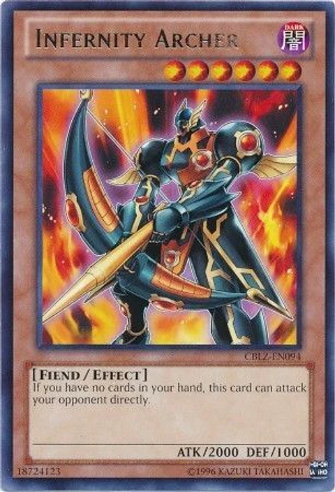 Infernity Archer - CBLZ-EN094 - Rare 