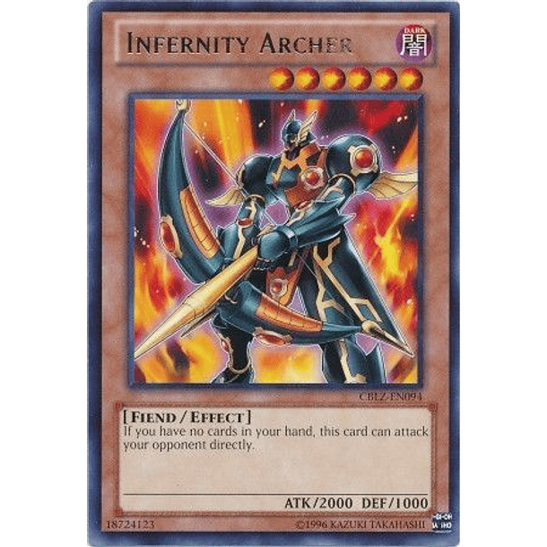 Infernity Archer - CBLZ-EN094 - Rare 