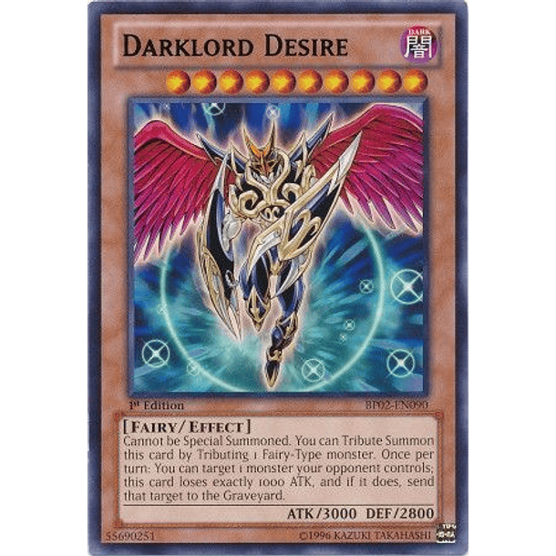 Darklord Desire - BP02-EN090 - Rare