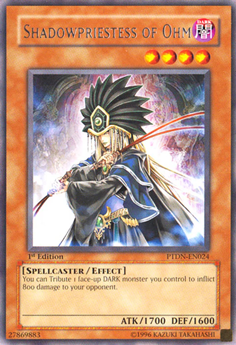 Shadowpriestess of Ohm - PTDN-EN024 - Rare