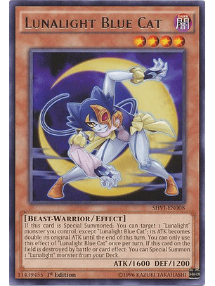Lunalight Blue Cat - SHVI-EN008 - Rare