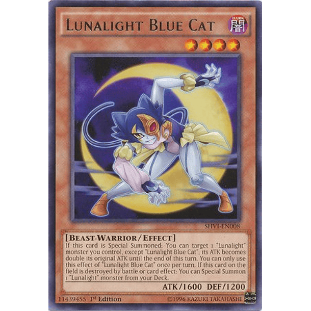 Lunalight Blue Cat - SHVI-EN008 - Rare