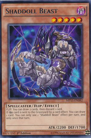 Shaddoll Beast - MP15-EN082 - Rare 1