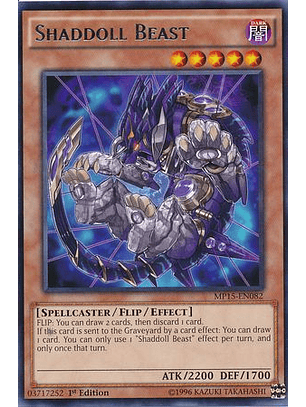 Shaddoll Beast - MP15-EN082 - Rare