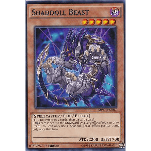 Shaddoll Beast - MP15-EN082 - Rare