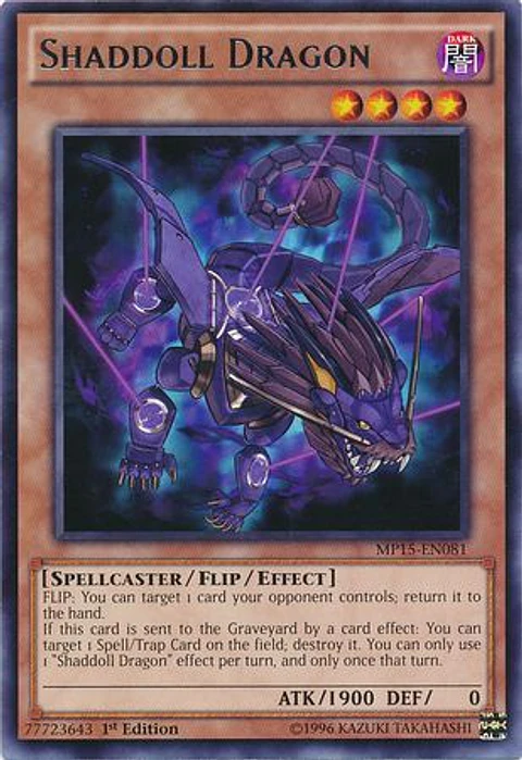 Shaddoll Dragon - MP15-EN081 - Rare