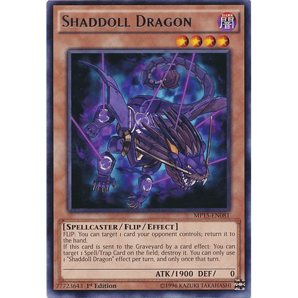 Shaddoll Dragon - MP15-EN081 - Rare