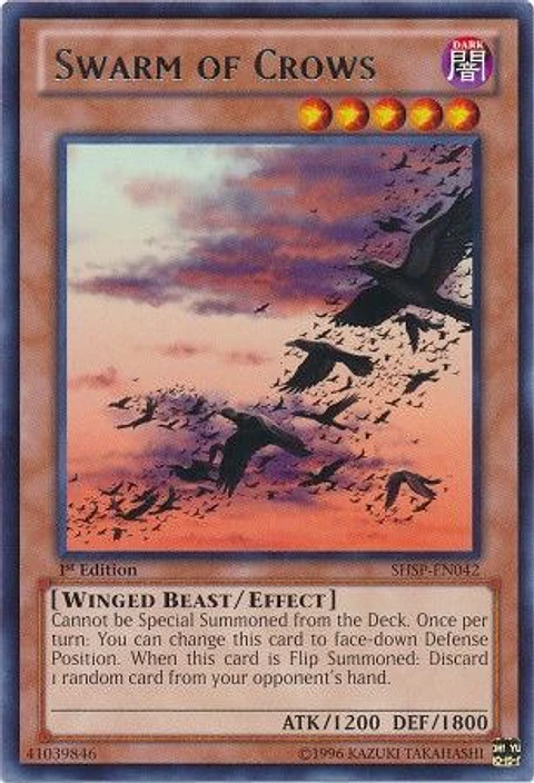 Swarm of Crows - SHSP-EN042 - Rare 