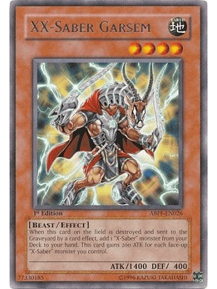 XX-Saber Garsem - ABPF-EN026 - Rare
