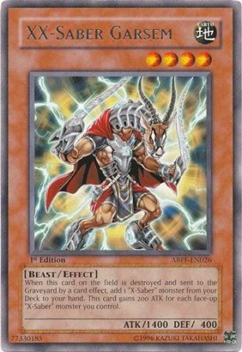 XX-Saber Garsem - ABPF-EN026 - Rare