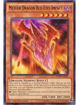 Meteor Dragon Red-Eyes Impact - INOV-EN028 - Rare