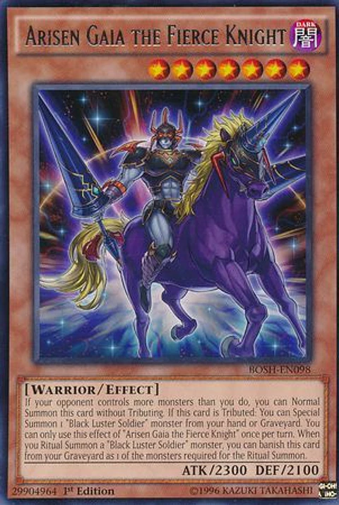 Arisen Gaia The Fierce Knight - BOSH-EN098 - Rare