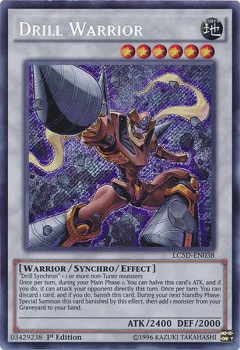 Drill Warrior - LC5D-EN038 - Secret Rare
