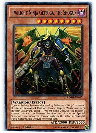 Twilight Ninja Getsuga, the Shogun - BOSH-EN017 - Rare 1