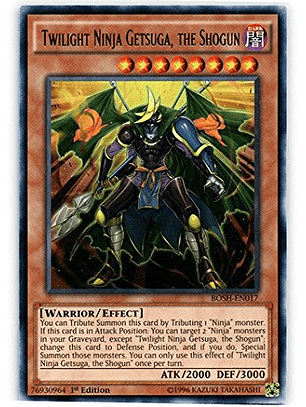 Twilight Ninja Getsuga, the Shogun - BOSH-EN017 - Rare