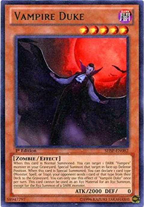 Vampire Duke - SHSP-EN082 - Rare 