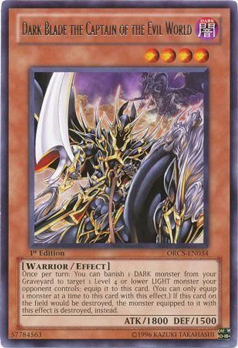Dark Blade the Captain of the Evil World - ORCS-EN034 - Rare 