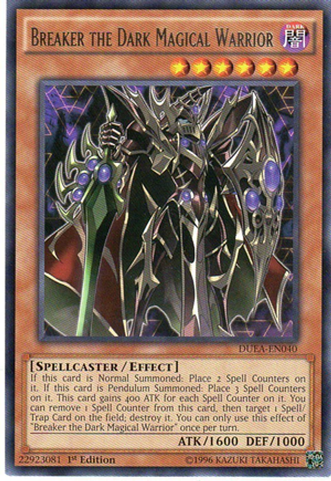 Breaker the Dark Magical Warrior - DUEA-EN040 - Rare
