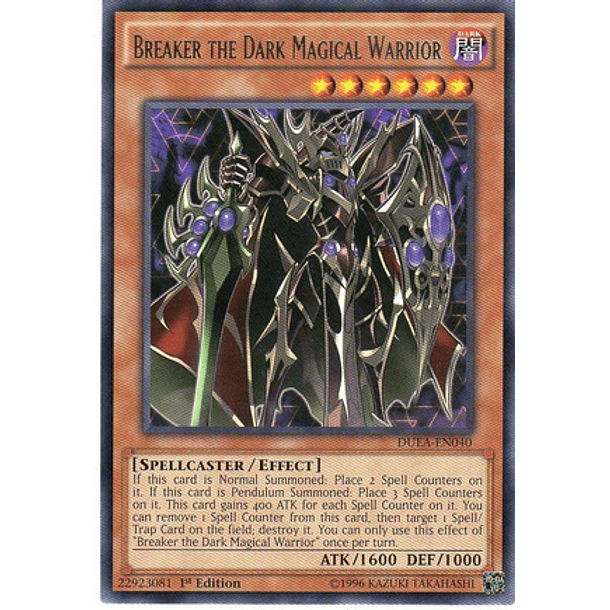 Breaker the Dark Magical Warrior - DUEA-EN040 - Rare