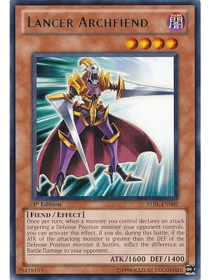 Lancer Archfiend - STBL-EN009 - Rare