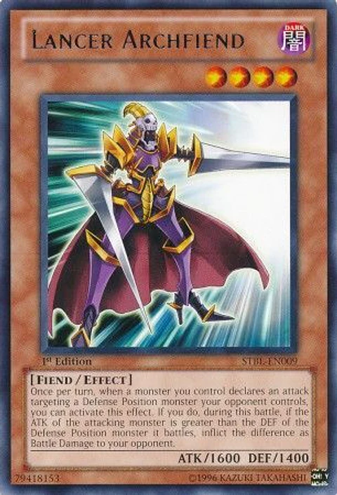 Lancer Archfiend - STBL-EN009 - Rare