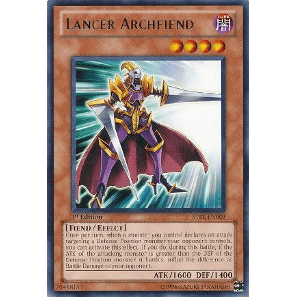 Lancer Archfiend - STBL-EN009 - Rare
