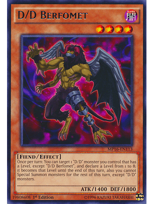 D/D Berfomet - DOCS-EN010 - Rare 