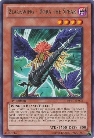 Blackwing - Bora the Spear - DP11-EN002 - Rare 1
