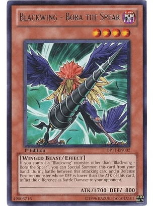 Blackwing - Bora the Spear - DP11-EN002 - Rare