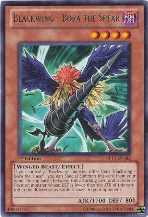 Blackwing - Bora the Spear - DP11-EN002 - Rare