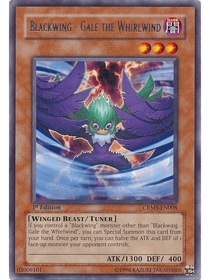 Blackwing - Gale the Whirlwind - CRMS-EN008 - Rare
