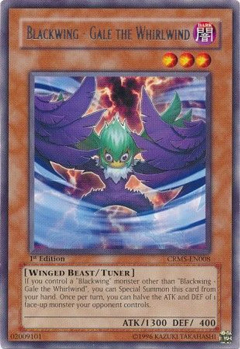 Blackwing - Gale the Whirlwind - CRMS-EN008 - Rare