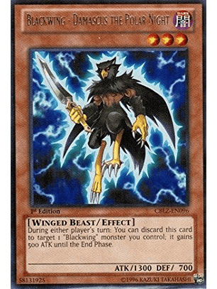 Blackwing - Damascus the Polar Night - CBLZ-EN096 - Rare 