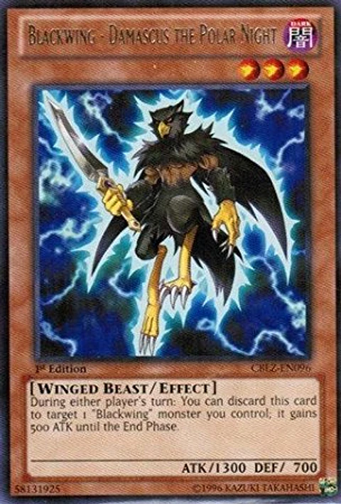 Blackwing - Damascus the Polar Night - CBLZ-EN096 - Rare 