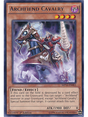 Archfiend Cavalry - JOTL-EN030 - Rare 