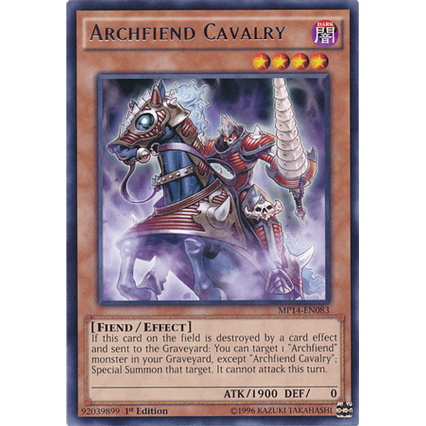 Archfiend Cavalry - JOTL-EN030 - Rare 