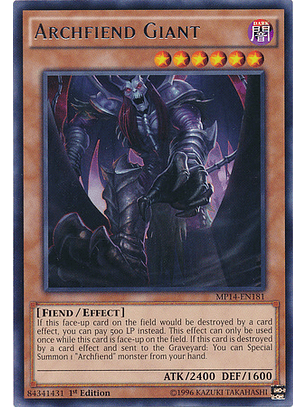 Archfiend Giant - SHSP-EN083 - Rare 