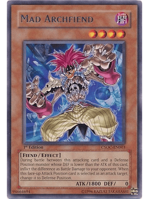 Mad Archfiend - CSOC-EN003 - Rare