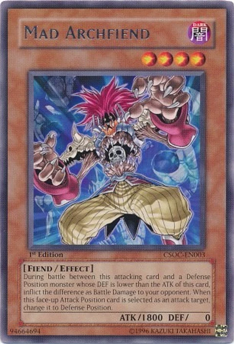Mad Archfiend - CSOC-EN003 - Rare