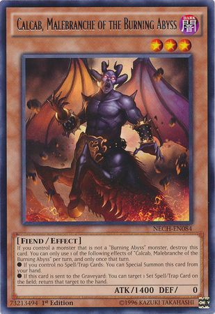 Calcab, Malebranche of the Burning Abyss - NECH-EN084 - Rare  1