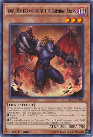 Libic, Malebranche of the Burning Abyss - SECE-EN083 - Rare 1