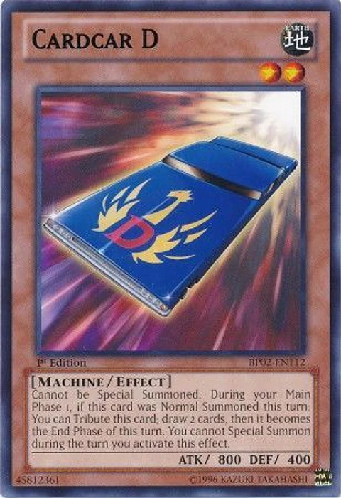 Cardcar D - BP02-EN112 - Rare