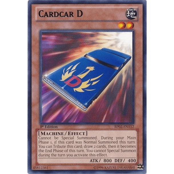 Cardcar D - BP02-EN112 - Rare