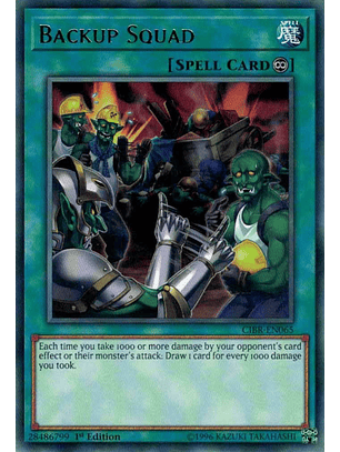 Backup Squad - CIBR-EN065 - Rare 