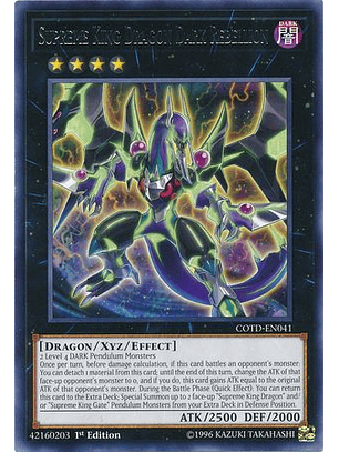 Supreme King Dragon Dark Rebellion - COTD-EN041 - Rare