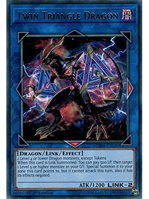 Twin Triangle Dragon - CIBR-EN046 - Rare 