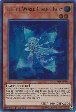 Lee the World Chalice Fairy - COTD-EN022 - Ultra Rare 1