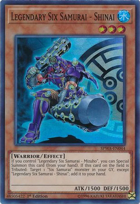 Legendary Six Samurai - Shinai - SPWA-EN044 - Super Rare